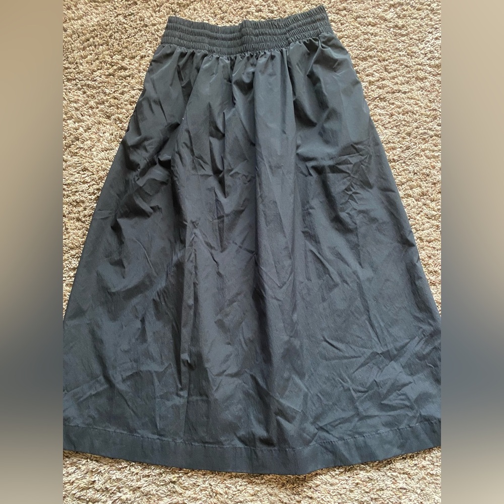 Athleta Black Maxi A-Line Skirt